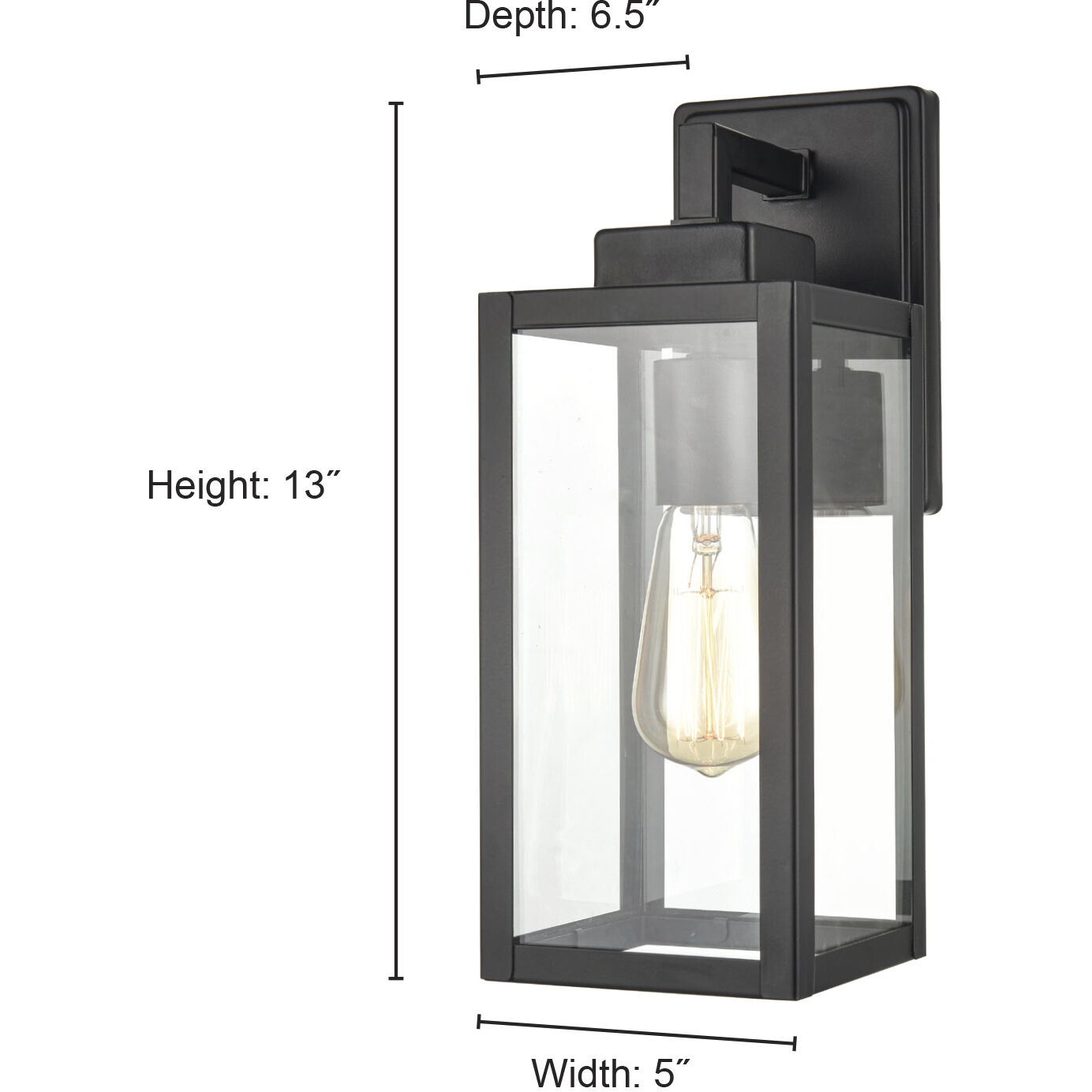 Atless 1 Light 13 inch Powder Coated Bronze Outdoor Wall Sconce